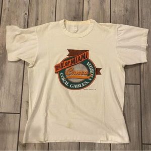 RARE vintage 1988 variety University of Miami, Florida t-shirt